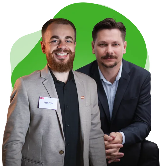 Osmair Junior e Marcos Friske